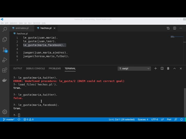 Curso Básico de Prolog : 3 - Hechos, , Preguntas, Variables y Conjunciones