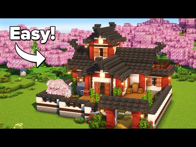 Minecraft: How to Build a Japanese House | Tutorial🏠