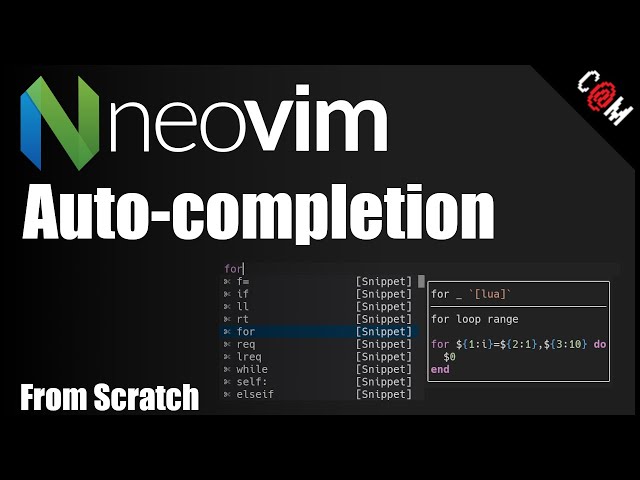 Neovim - Completion Tutorial 100% Lua