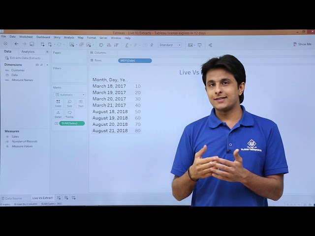 Tableau - Live Vs Extract