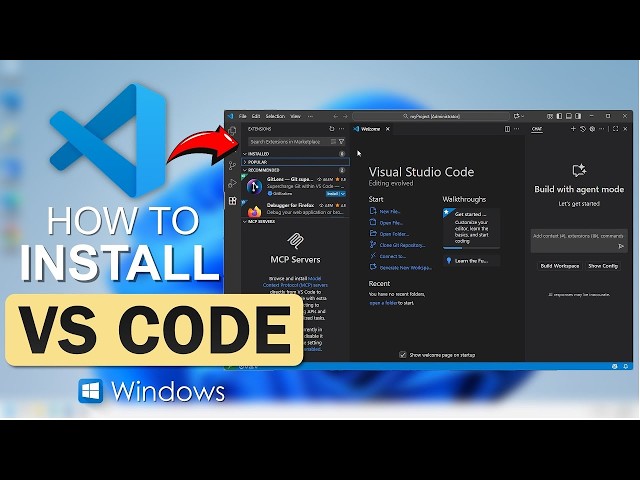 Install and run "hello world" with HTML in VS Code.