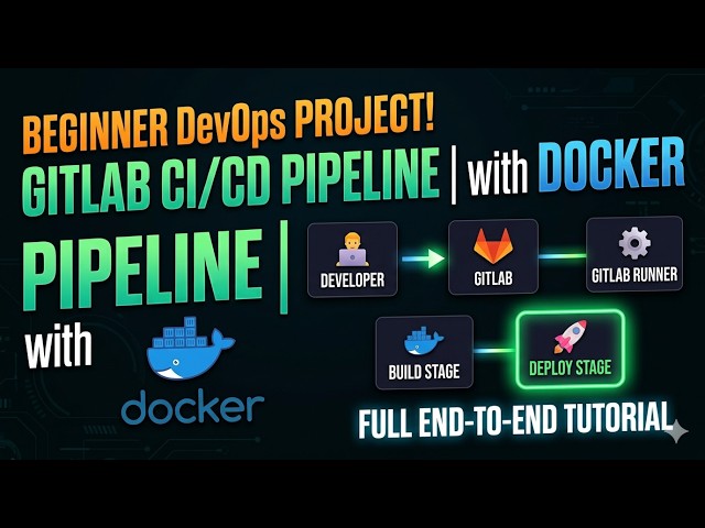 Beginner DevOps Project | GitLab CI/CD Pipeline with Docker