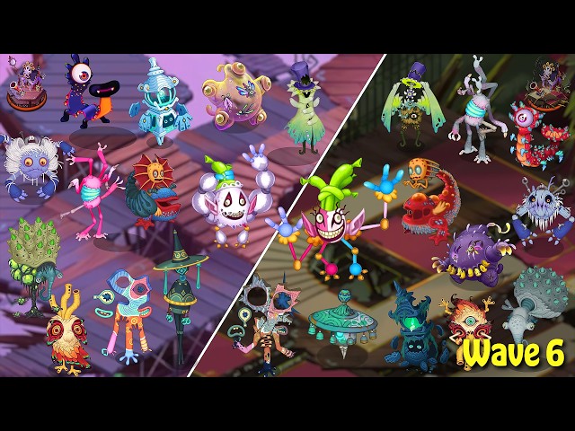 Major vs. Minor Paironormal Carnival Full Song Comparison (My Singing Monsters)