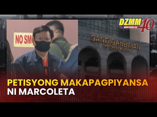 Sandiganbayan to hear Marcoleta's bail plea over plunder case | DZMM Teleradyo (3 September 2026)
