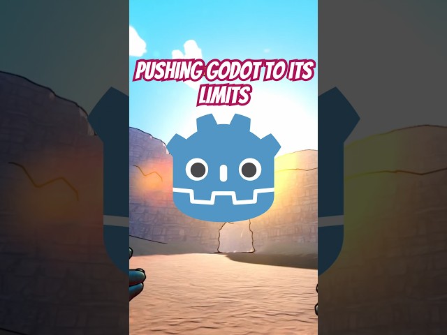 Pushing Godot to its LIMITS!! #gamedev #openworldgame #godot #bakingbad #gamegraphics #godotengine