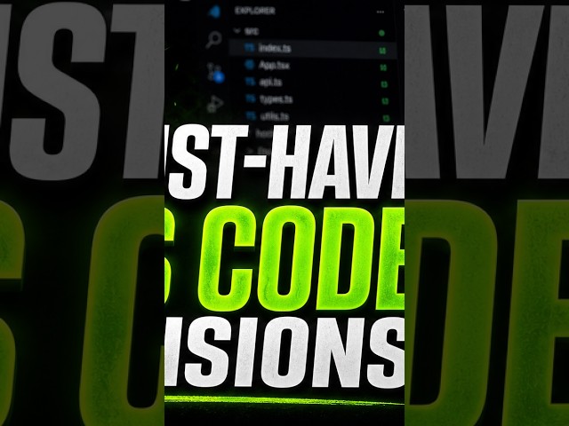 3 VS Code Extensions You NEED in 2026