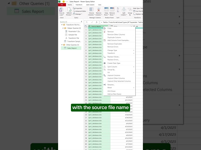 How to use Power Query to combine Excel spreadsheets! #excel #powerquery #spreadsheet