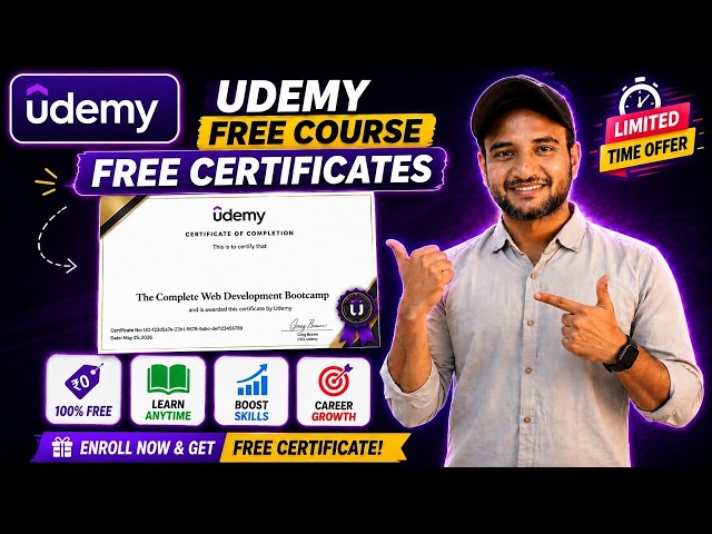 UDEMY Paid Courses FREE In Sep 2026 🔥 Learn Any Skill — Limited Time Offer! | #udemyfreecertificate