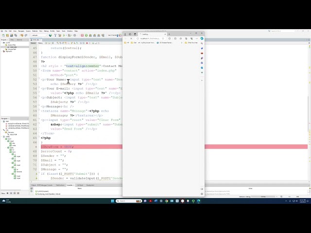 Update Deprecated PHP Form Validation and Debug It in NetBeans