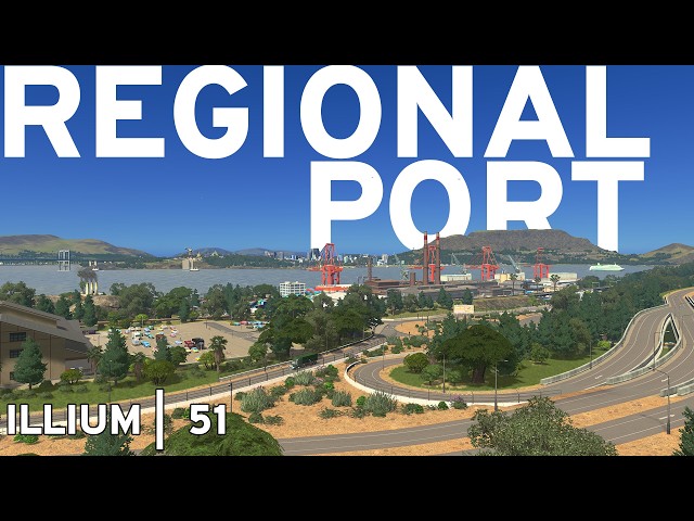 Peninsula Port & BIG Train Infrastructure In Cities Skylines 1