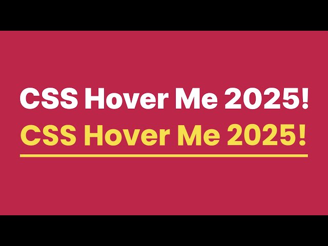 CSS Underline Hover Animation with HTML CSS | HTML CSS Underline Hover Animation @raselcoder