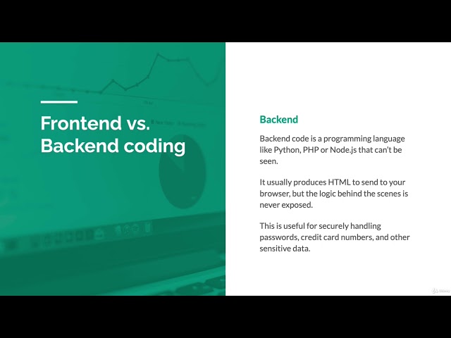 6  Frontend vs  backend coding