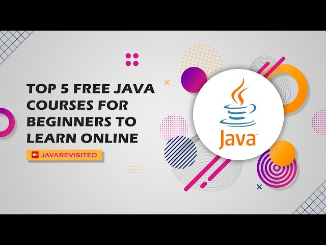 TOP 5 FREE JAVA COURSES FOR BEGINNERS TO LEARN ONLINE #freejavacoursestolearnonline #Udemy #Coursera
