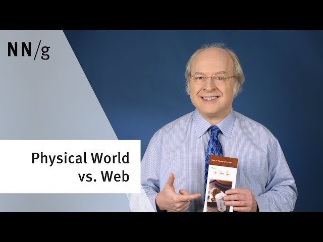 Usability in the Physical World vs. on the Web