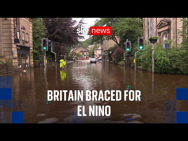 UK braced for extreme weather with record-breaking El Nino set to disrupt global weather patterns