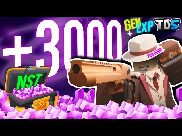 [3000/HR] FASTEST SOLO GEM/EXP GRIND TO GET KINGPIN ON TDS - (ROBLOX)