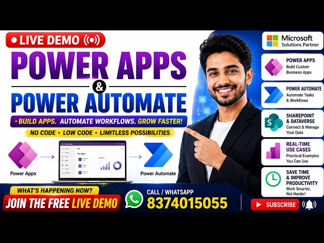 Power Apps Full Course Introduction | Free Demo Class in Ameerpet, Hyderabad