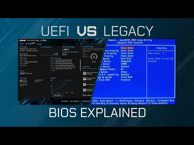 UEFI vs Legacy BIOS  What's the Differen