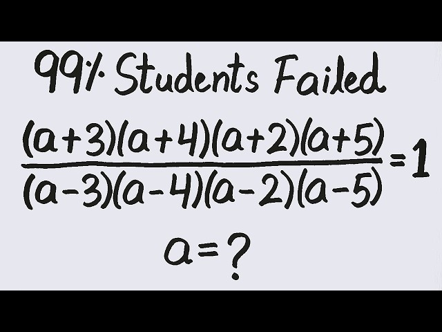 Solving a 'Harvard' University entrance exam question