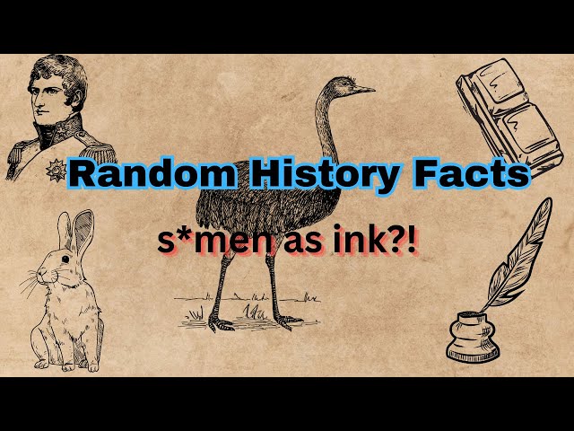 Random History Facts You Didn’t Know Pt. 1