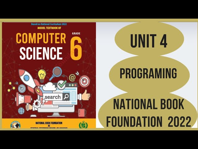 Class 6th Computer chapter 4| programming|nbf