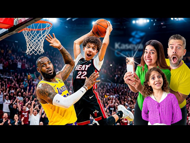 Lorenzo's first game in Miami *BASKETBALL*