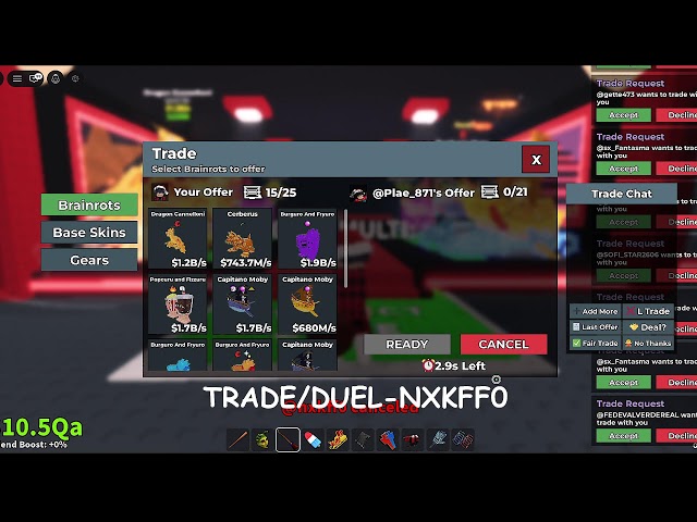 🔴 LIVE Roblox Steal Brainrot 🔥 Trade + Duel + PvP Battles | GoodTk