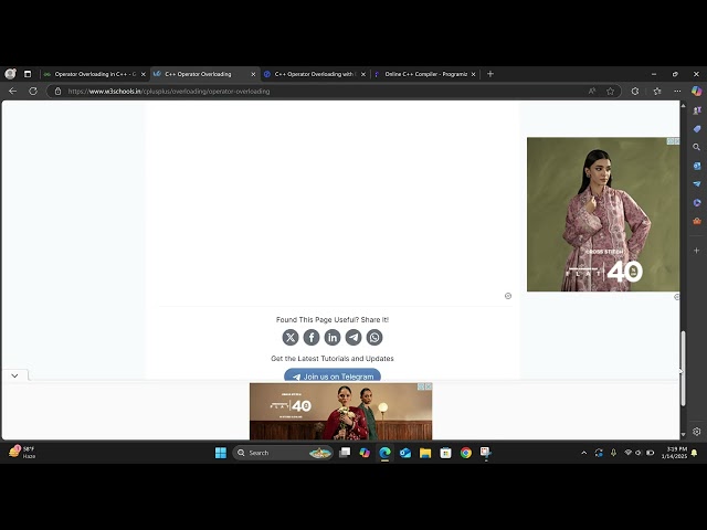 Implement operator overloading in C++