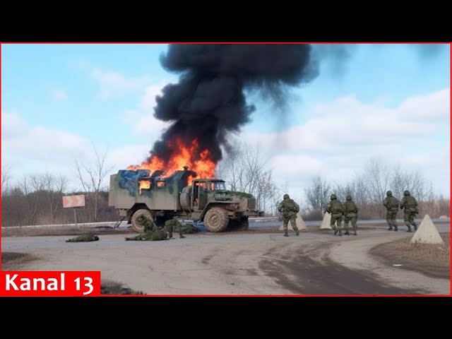 "Explosion, truck shattered, many dead and wounded"; chaos in the Russian army