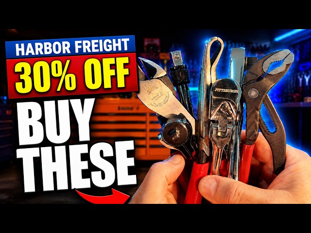 Harbor Freight 30% Off—The Best Tools Under $20 (Buy These First)