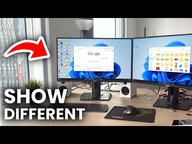 How To Make Two Monitors Show Different Things - Windows