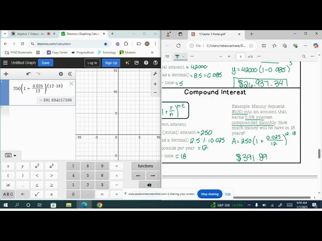 Exponential Word Problems