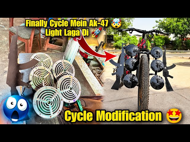 Finally Ak-47 Light 🤯Laga Di Cycle Modification 💀🚀||Haiest Boy||