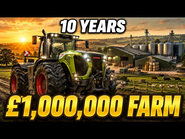 I Spent 10 Years Building a £1,000,000 Farm From £0 | FS25 Full Movie