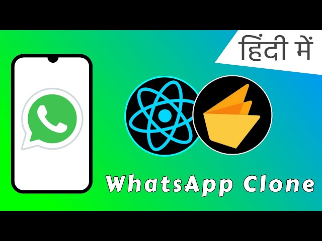 #0 Project Overview | WhatsApp Clone using React Native and Firebase in Hindi | one to one chat