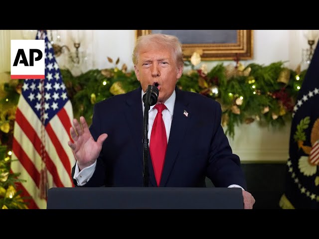 AP fact checks Trump’s address to the nation
