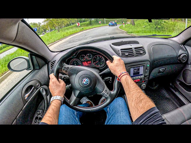 2007 Alfa Romeo GT | 2.0 JTS 16v 165 HP | POV Test Drive #2804 | Joe Black