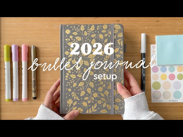 How to start a Bullet Journal 🖋️ my setup for 2026