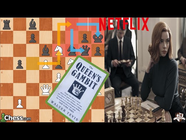 Gambito de Dama en Netflix (Serie de Ajedrez) Partida FINAL Completa | Elizabegh Harmon