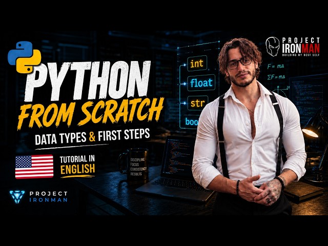 🟤 [EN] Python Basics from Zero | Data Types, Variables and Print