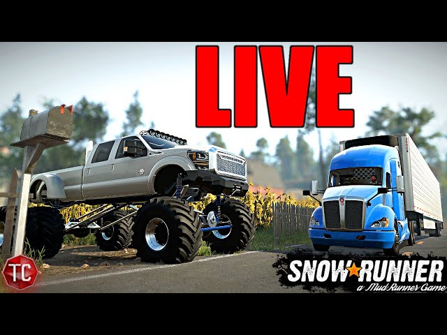 SnowRunner LIVE: NEW REALISTIC RP WORLD! CONSOLE & PC MODS, NEW TRUCKS, & MORE!