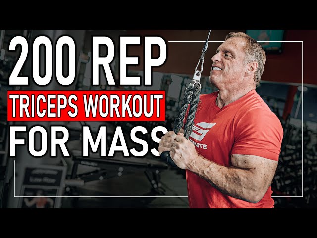 200 Rep Triceps Workout (Trigger Muscle Growth)