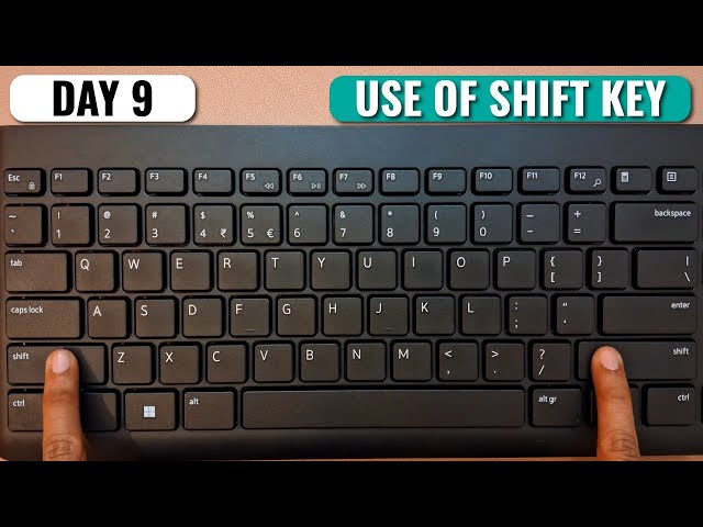 English Typing Course- DAY 9 | Free Typing Lessons | Touch Typing Course | Tech Avi