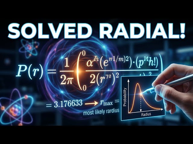 Hydrogenic Atoms. Radial Distribution Function problem solving
