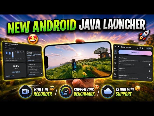 NEW Minecraft Launcher for Android 2026 🤯 (Better Than Pojav?) 🫳