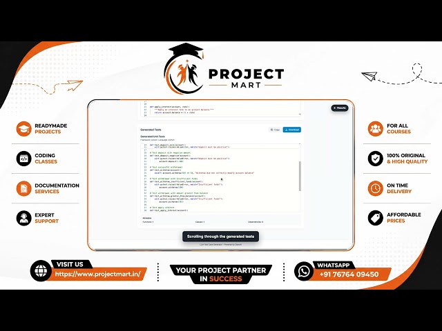 Automated Test Case Generation using LLMs - Key Features & Demo
