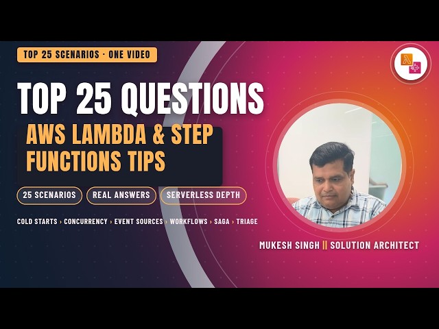 AWS Glue Job Seeker Tips -  Top 25 Answer You Should Need to Know || Become AWS Glue Expert 2026