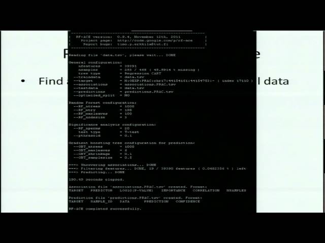 RF-ACE for Uncovering Nonlinear Associations From Heterogeneous Cancer Data - Timo Erkkilä