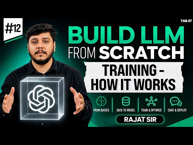 How LLMs Are Trained ? | The Complete Training Pipeline Explained | Tab 47