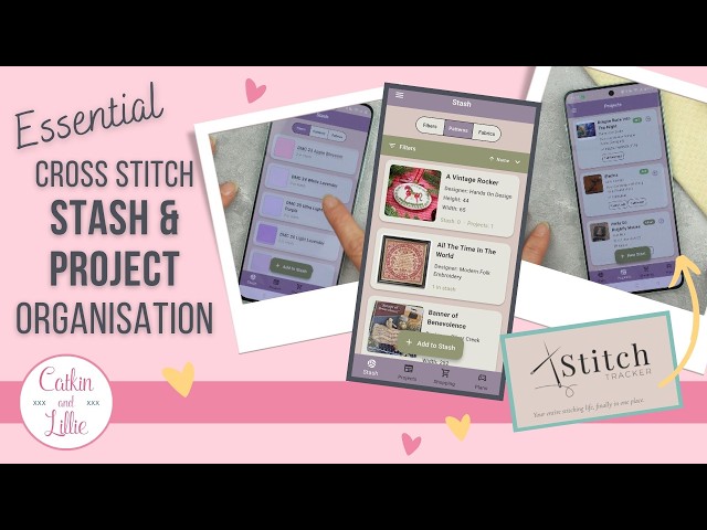Take a Tour of X-Stitch Tracker - Organisation App for Cross Stitch Stash & Projects